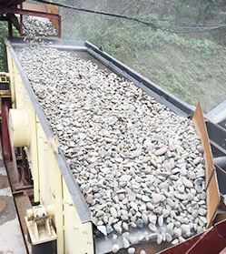 振動(dòng)給料機(jī)物料成品