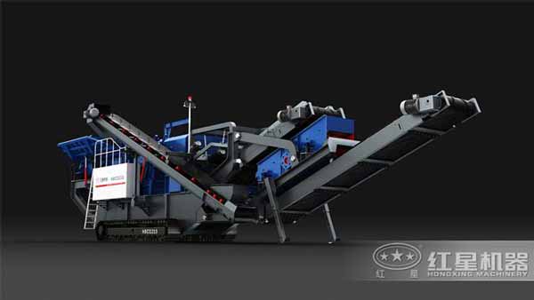 流動(dòng)石子破碎機(jī)：履帶式