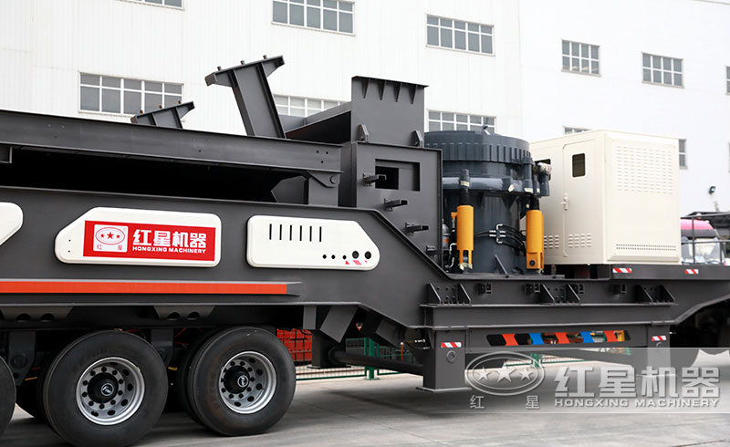 圓錐式移動(dòng)破碎站，適合處理高硬度物料