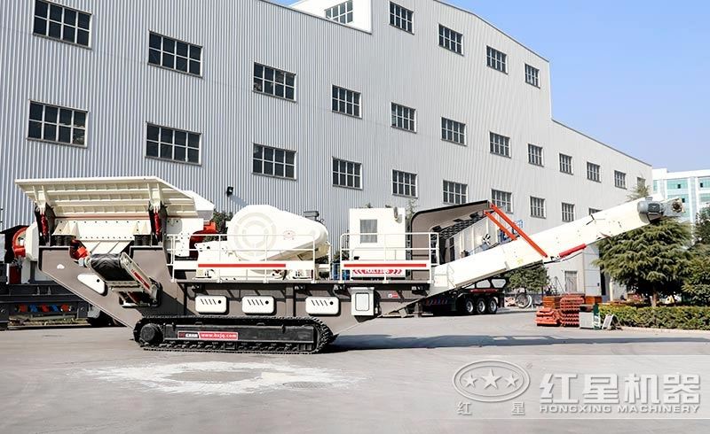 履帶流動破碎石子機