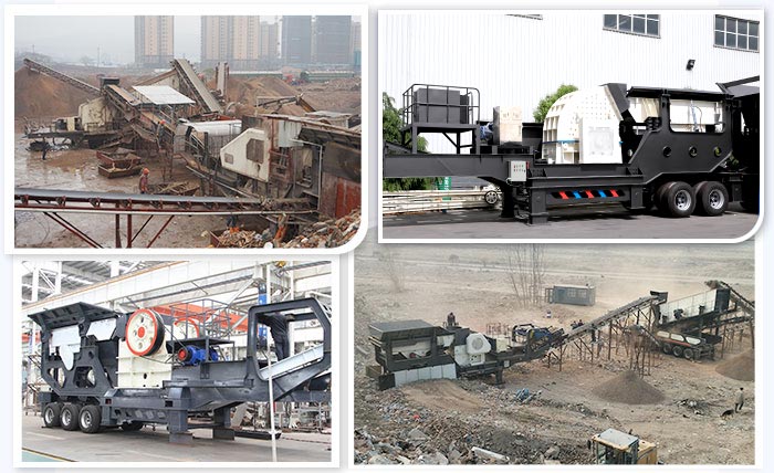 建筑垃圾移動(dòng)破碎站設(shè)備及其現(xiàn)場(chǎng)