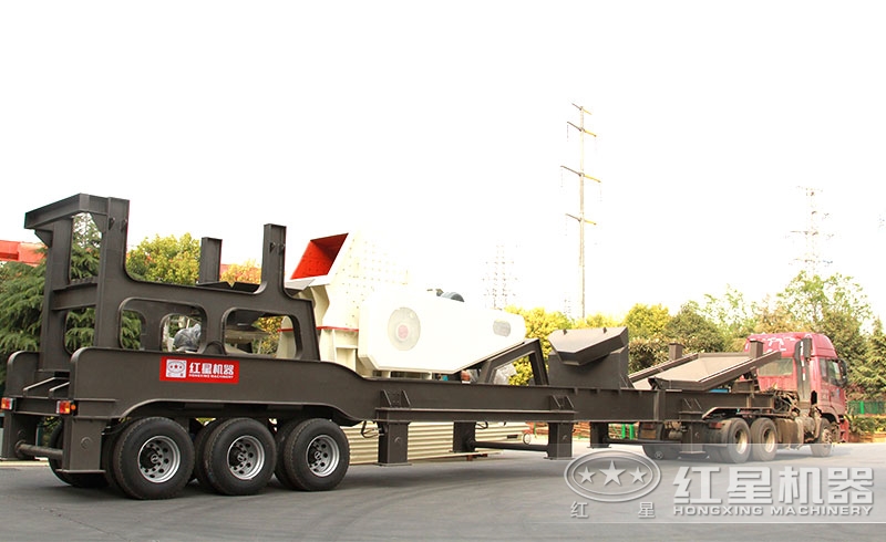 搭載車頭能行走的“能行走”的石子機