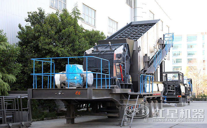 移動石子破碎機