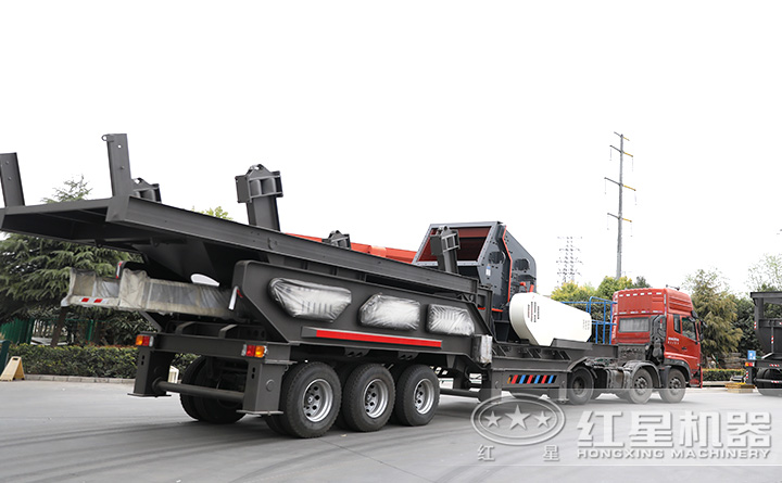 移動石子機發(fā)貨現(xiàn)場