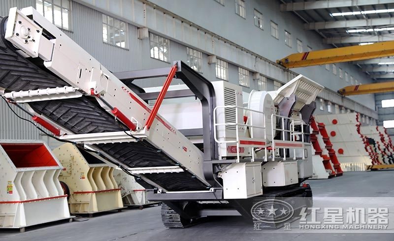 建筑渣土移動(dòng)破碎車