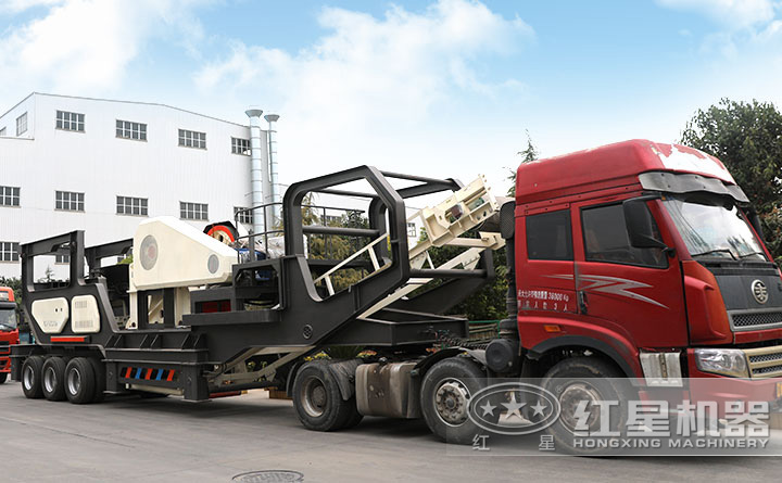 輪胎移動顎破機(jī)