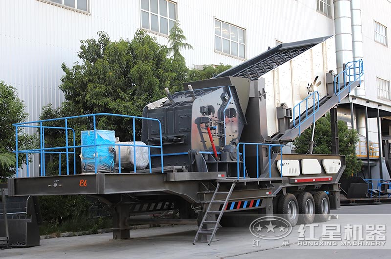 移動式反擊破碎機設(shè)備圖